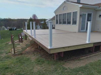 Deck Railing Installation